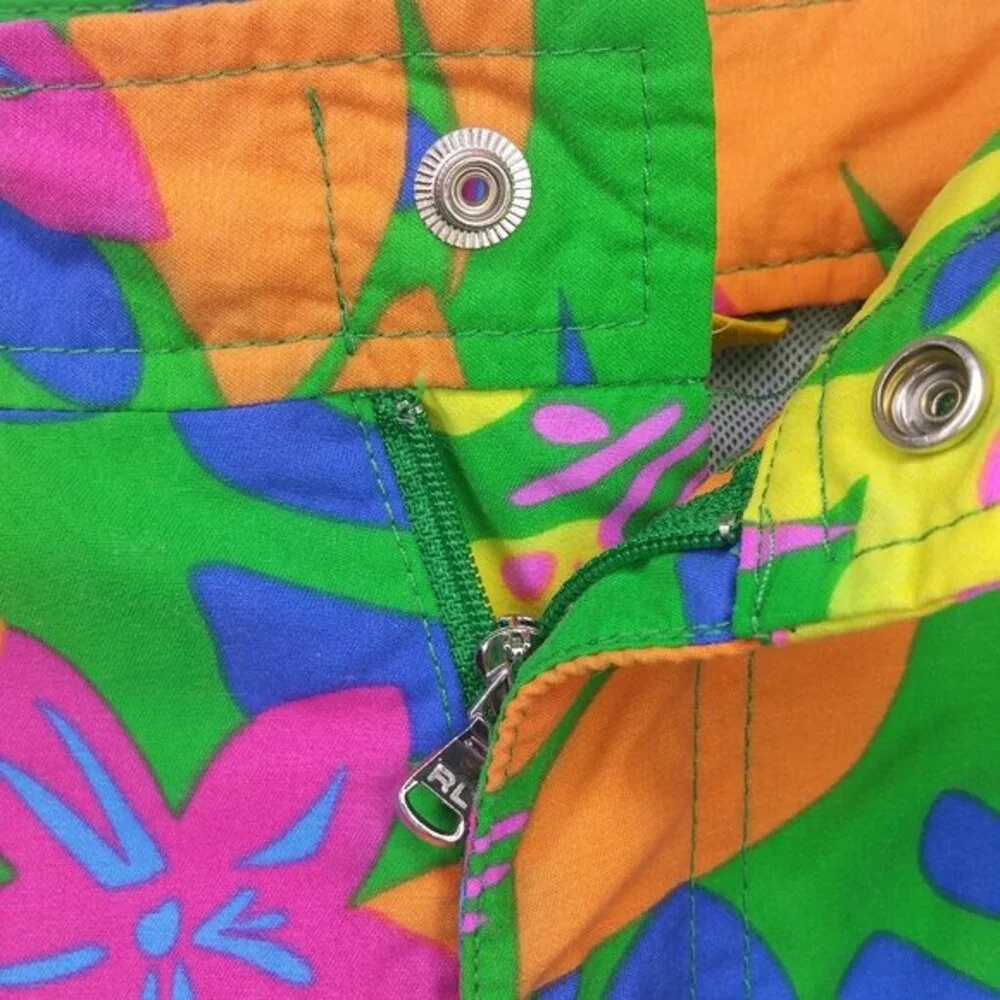 Polo Ralph Lauren Tropical Board Swim Trunks Shorts Mens Size 36
